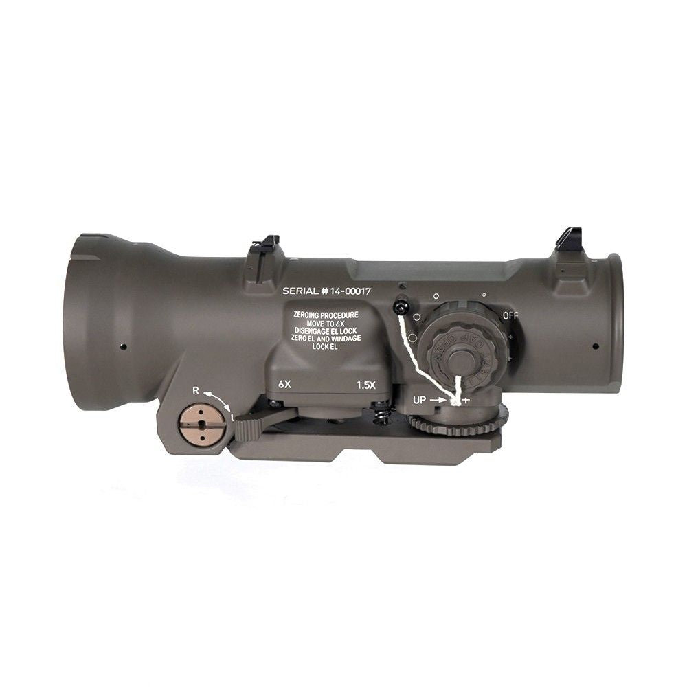 Elcan Specter DR 1.5x/6x Rifle Scope - .308/7.62 BDC Reticule - OD