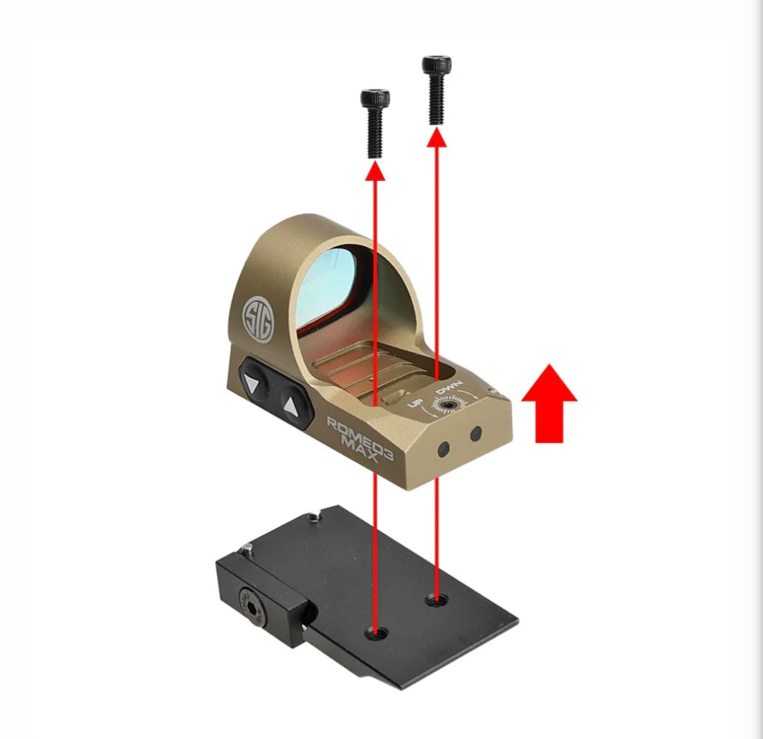 Evolution Gear SIG ROMEO3 MAX Dot Sight Replica - FDE