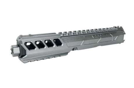 CTMA FUKU-2 CNC Aluminium Upper Slide Set - Long Grey/Black-0