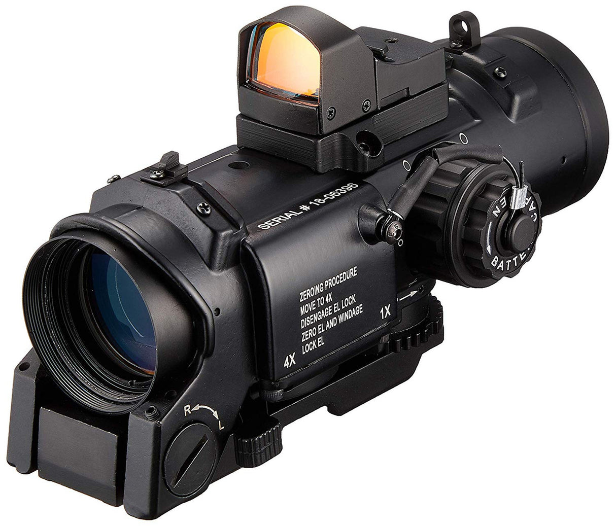 Elcan 1x-4x Zoomable With RMR Doctor - Black