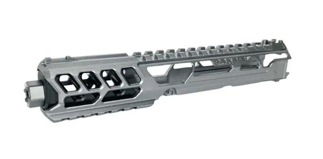 CTMA FUKU-2 CNC Aluminium Upper Slide Set - Long Cut-Out Grey/Black-0