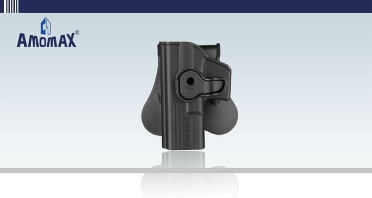 Amomax Left Handed Glock Holster - Black-0