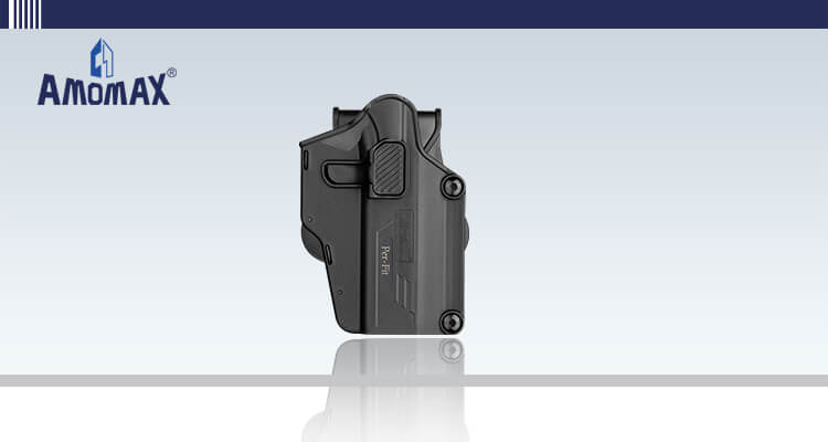 Amomax Per-fit Multi fit Adjustable Holster - Left Handed - Black