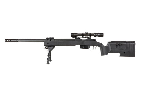 Specna Arms SA-S03 CORE™ Sniper Rifle with Scope and Bipod - Black-1