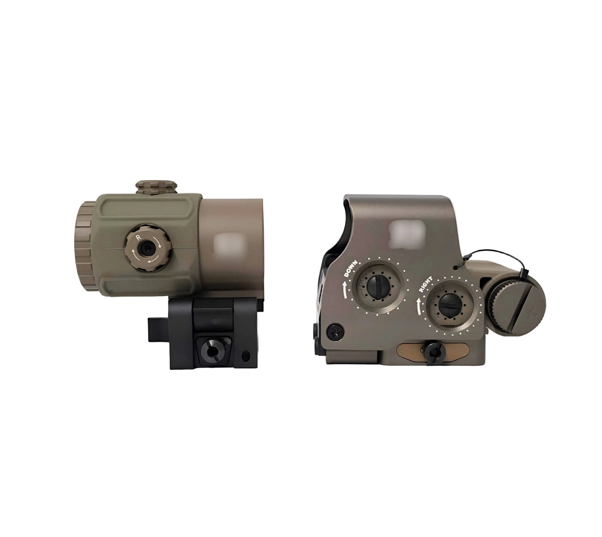 Evolution Gear EXPS3 With G43 3X micro magnifier GBBR Rated - FDE
