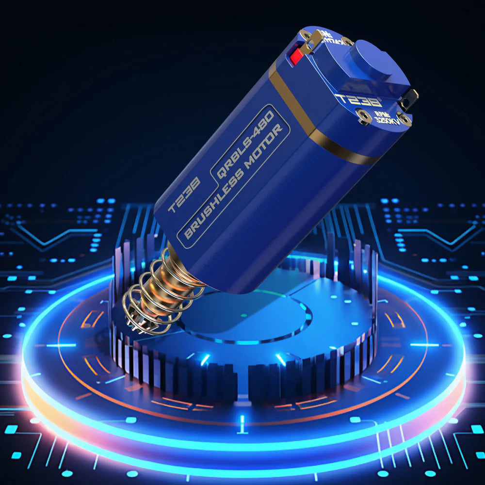 T238 Quick Response High Effiency Low Loss Brushless Motor - 3350KV Long Shaft