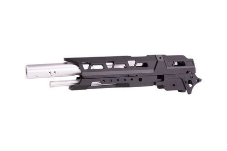 5KU TM Hi-Capa CNC Aluminium EX 01 Frame Kit - Black with Silver Barrel