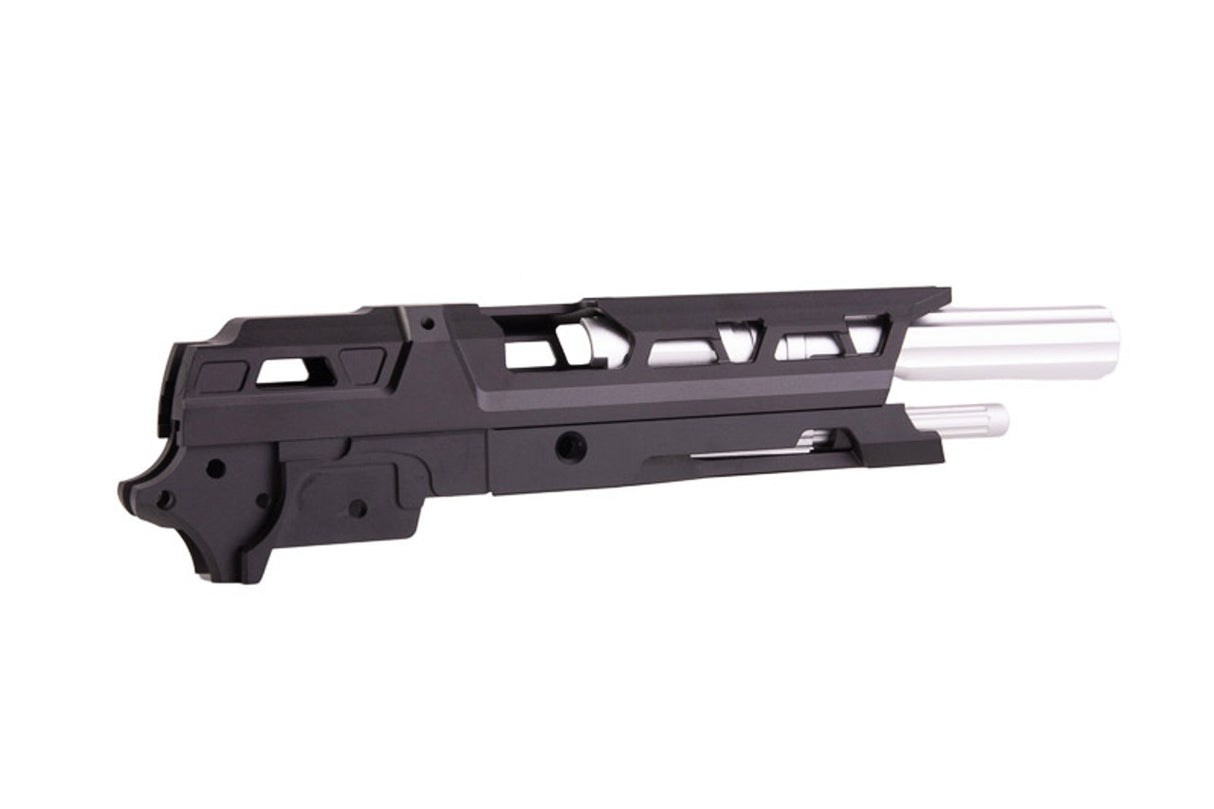 5KU TM Hi-Capa CNC Aluminium EX 01 Frame Kit - Black with Silver Barrel