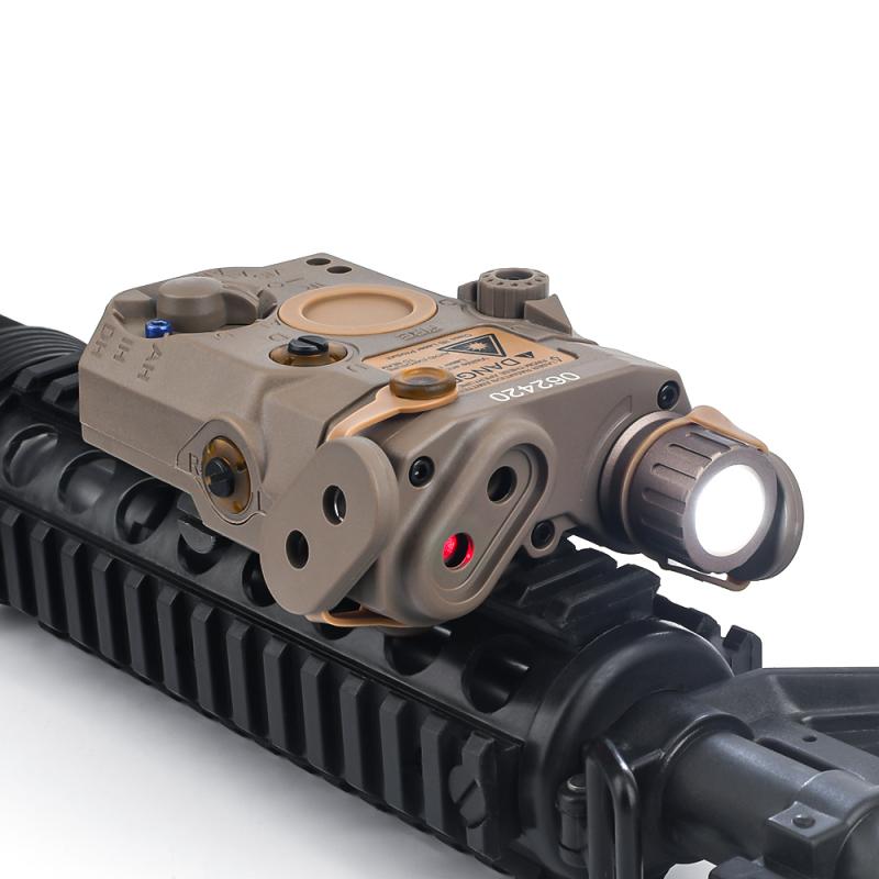 Wadsn PEQ 15 LA-5  White Light + IR/Red Laser - FDE