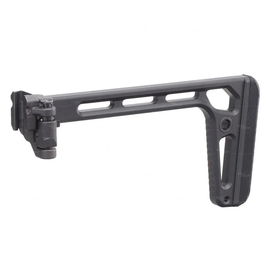 5KU Minimalist Plus Folding Skeleton Stock for Picatinny Rail - Black