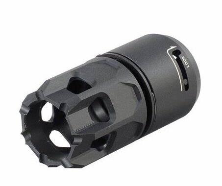 5KU SI Style Blast Shield/ Muzzle Brake - Black-0