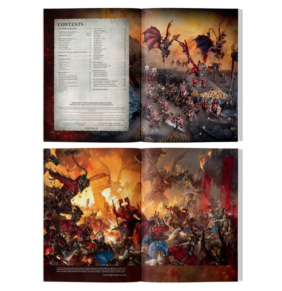 Blades of Khorne - Order Battletome (4th ed)