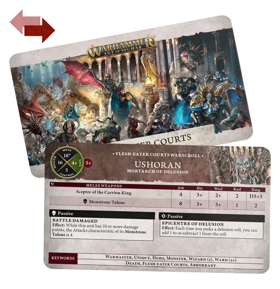 Warscroll Cards - Flesh-eater Courts (91-30)