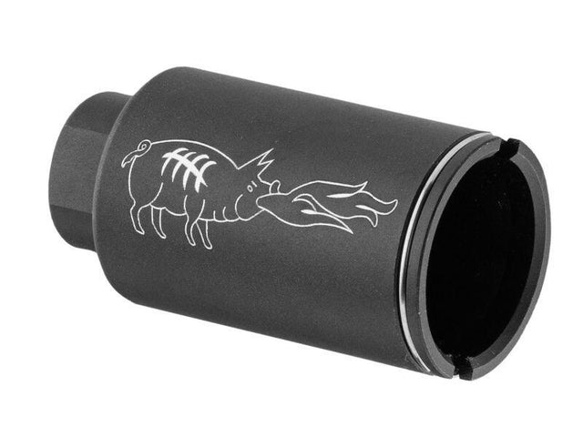 SHS KFH Noveske Mini Silencer (14mm CCW - Black)-0