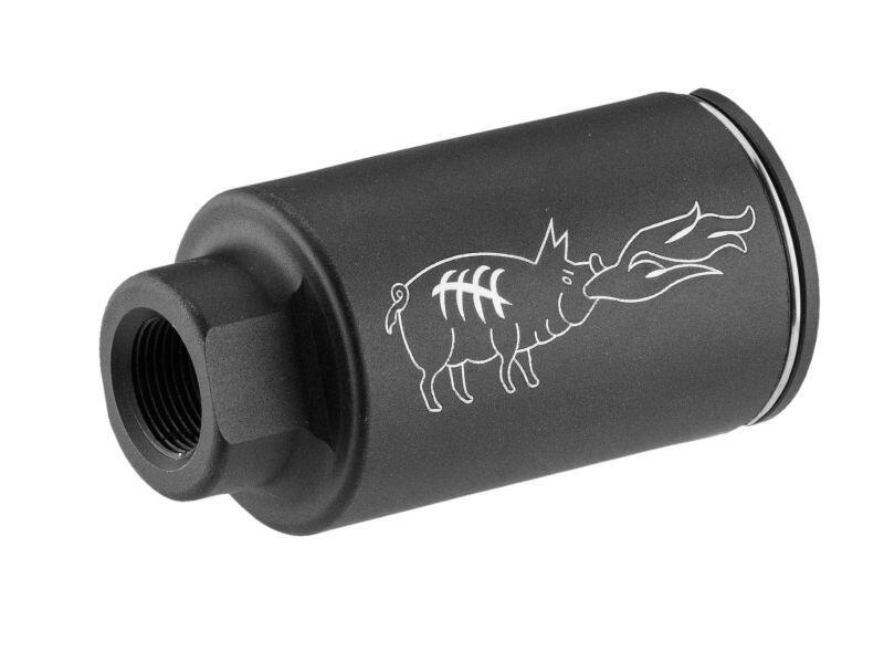 SHS KFH Noveske Mini Silencer (14mm CCW - Black)-1