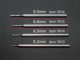 0.4mm Fine Pivot Drill Bits (Shank DIA. 1.0mm)