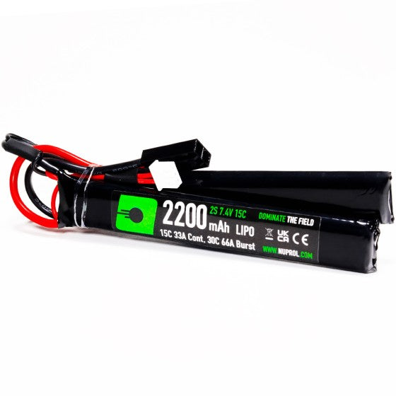 Nuprol Power 2200Mah 7.4V 30C Lipo Nunchuck - Deans
