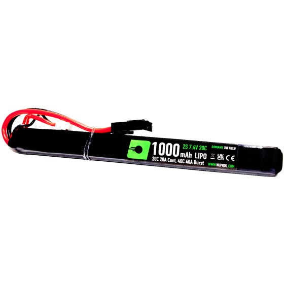 Nuprol Power 1000Mah Lipo 7.4V 20C Super Slim AK Stick - Tamiya