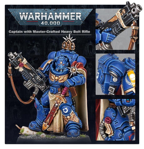 Space Marines - Captain with Master-Crafted Heavy Bolt Rifle (48-48)-1