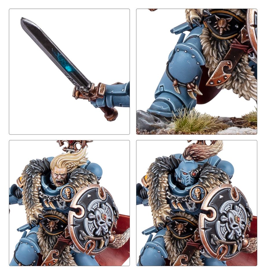 Wolf Guard Battle Leader - Space Wolves (53-31)