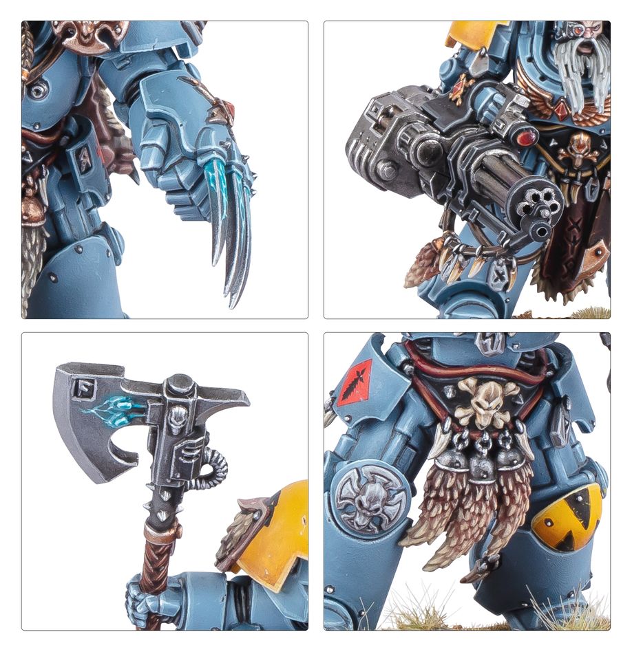 Wolf Guard Terminators - Space Wolves (53-36)