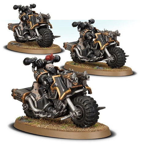 Chaos Space Marines - Chaos Bikers-0