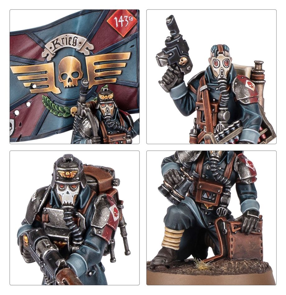 Astra Militarum - Krieg Command Squad