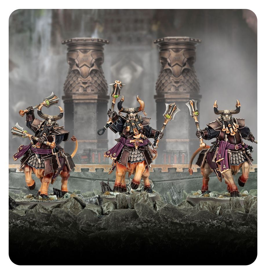 Helsmiths of Hashut: Bull Centaurs/Annointed Sentinels (82-03)