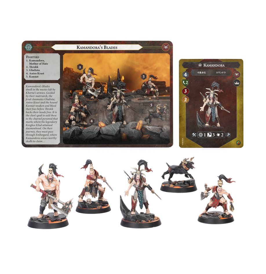 Kamandora's Blades - Underwolds Warband (34-008)