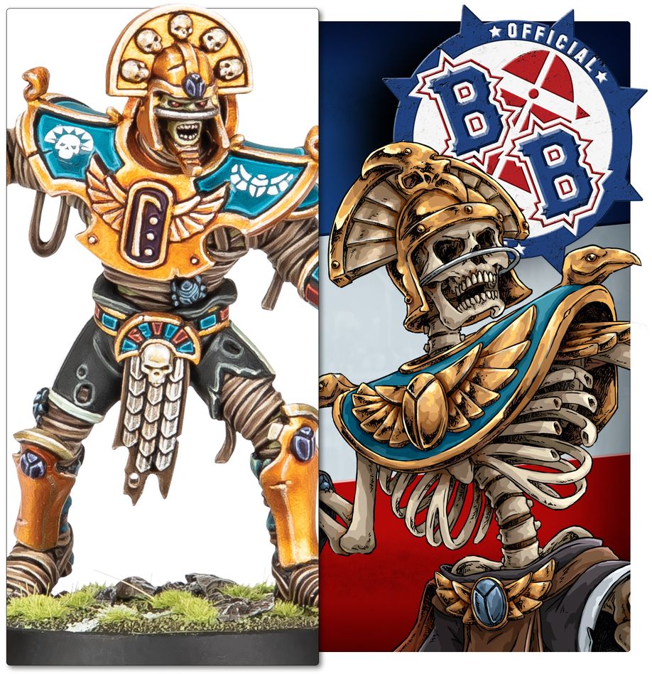 Tomb Kings Blood Bowl Team - The Nehekhara Nightmares (202-52)