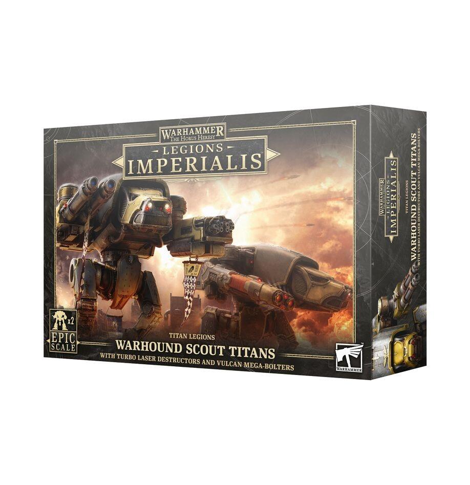 Legions Imperialis - Warhound Scout Titans with Turbo-Laser Destructors and Vulcan Mega-Bolters-3