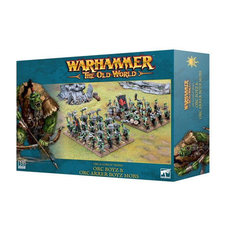 Orc & Goblin Tribes - Orc Boyz & Orc Arrer Boyz Mob-2