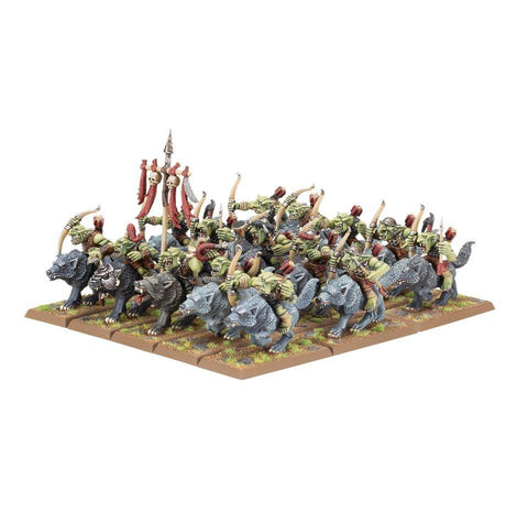 Orc & Goblin Tribes - Goblin Wolf Rider Mob-0