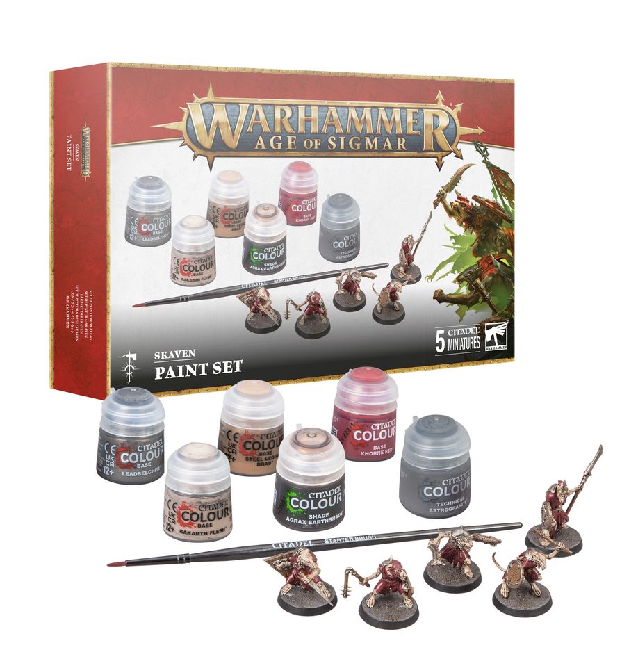 Age Of sigmar - Skaven Paint Set (60-09)