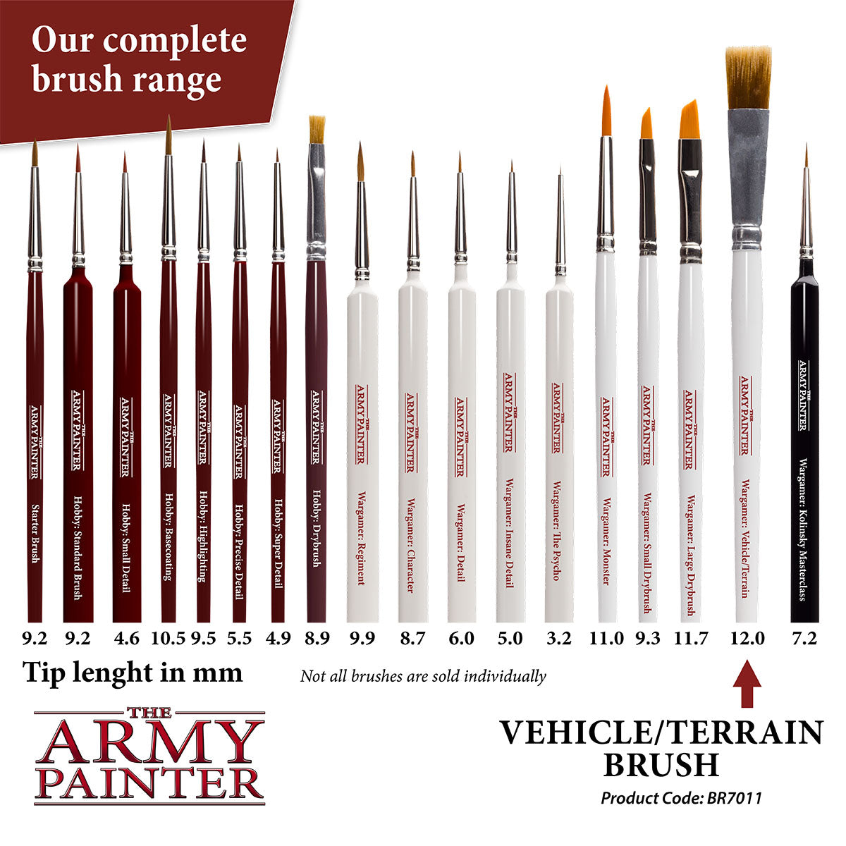 Wargamer Brush - Vehicle/Terrain