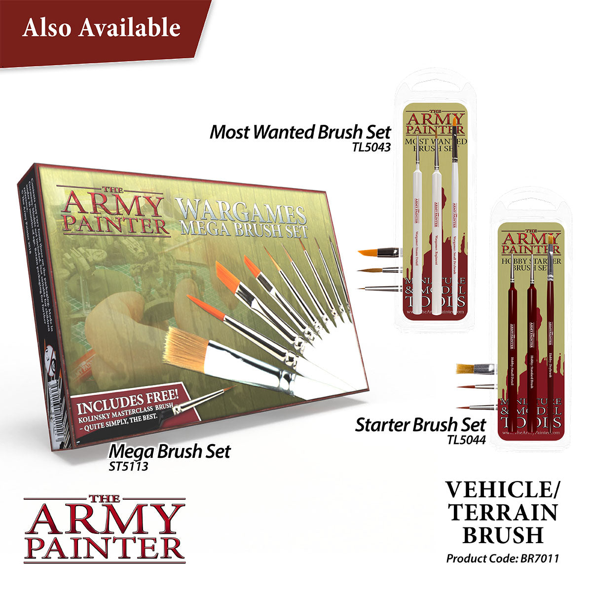 Wargamer Brush - Vehicle/Terrain