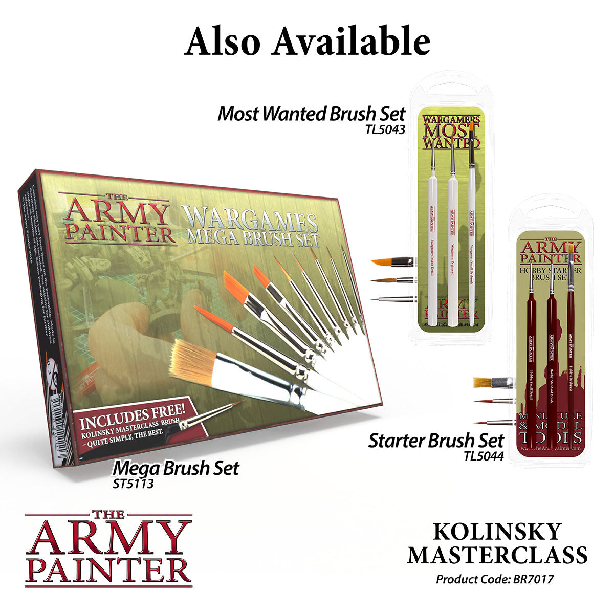 Wargamer Brush - Kolinsky Masterclass