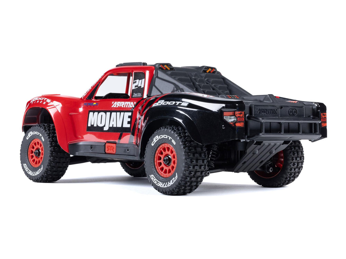 Arrma 1/18 Mojave GROM 4WD Desert Truck RTR Mega w/Lipo USB Charger - Red/Black