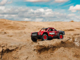 Arrma 1/18 Mojave GROM 4WD Desert Truck RTR Mega w/Lipo USB Charger - Red/Black