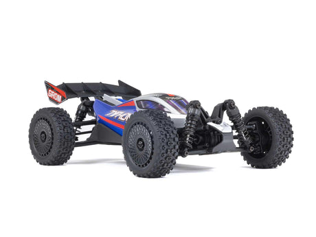 Arrma 1/18 Typhon GROM 4wd Smart RTR -  Silver/Blue