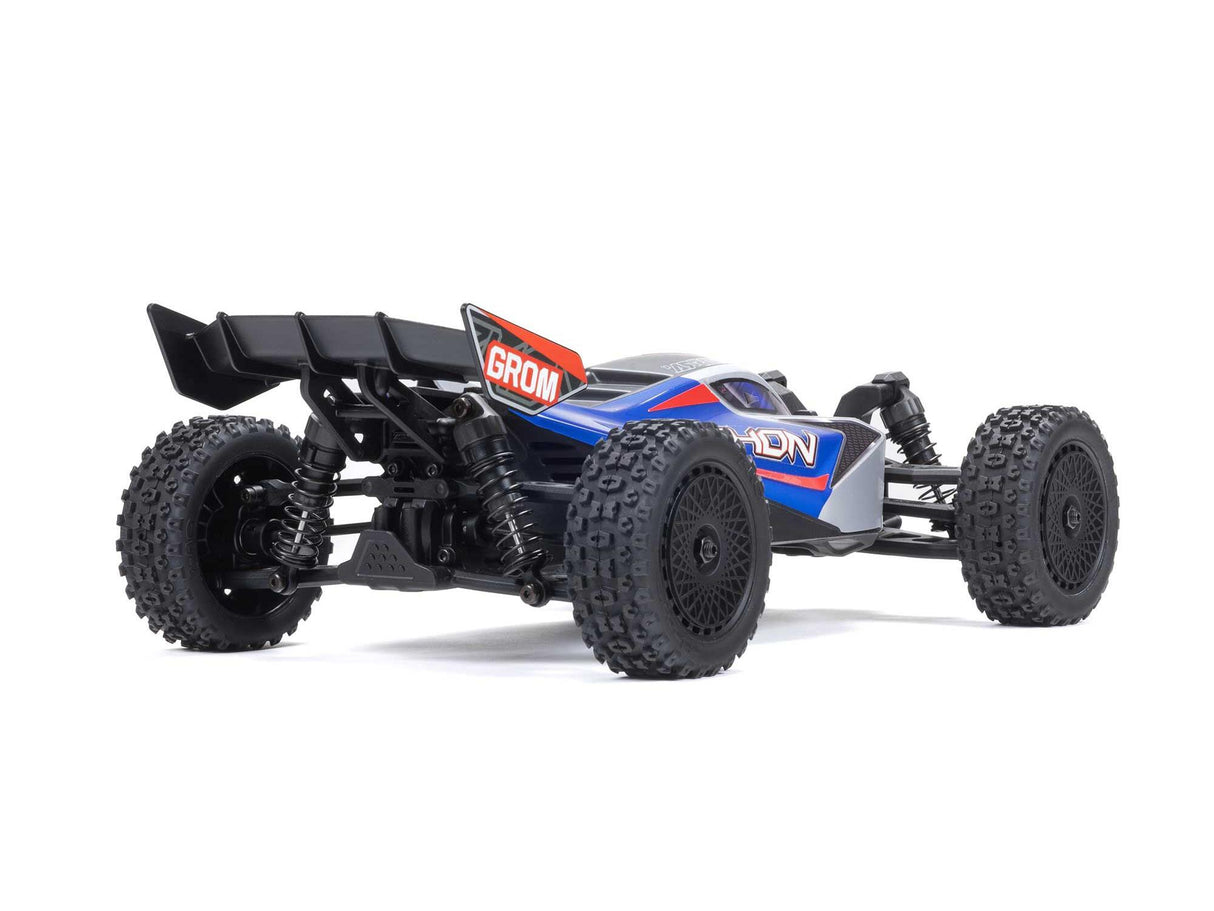 Arrma 1/18 Typhon GROM 4wd Smart RTR -  Silver/Blue