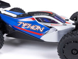 Arrma 1/18 Typhon GROM 4wd Smart RTR -  Silver/Blue