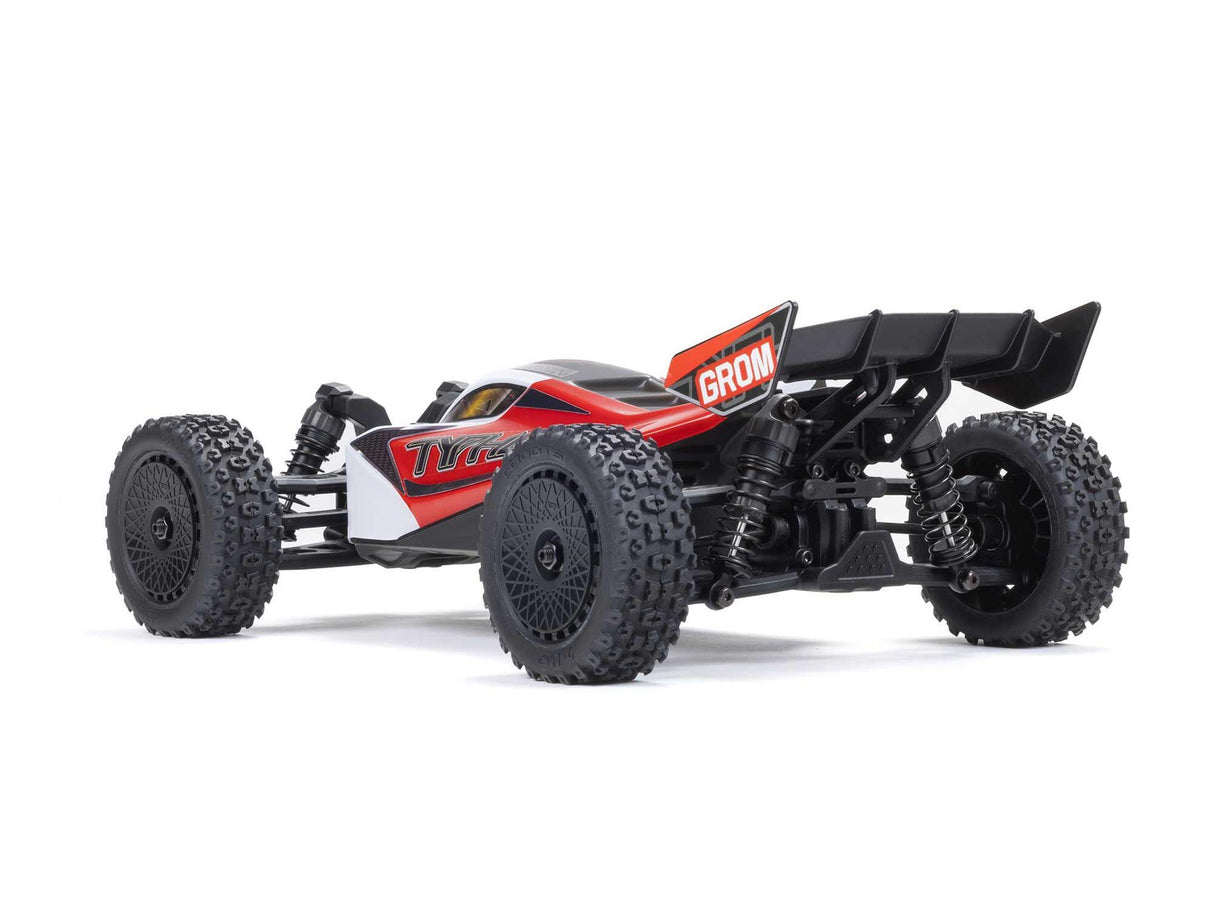 Arrma 1/18 Typhon GROM 4wd Smart RTR -  Red/White