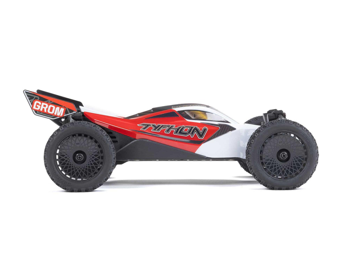 Arrma 1/18 Typhon GROM 4wd Smart RTR -  Red/White