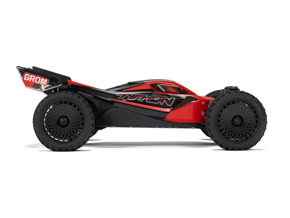 Arrma 1/14 TYPHON GROM 223S BLX 4X4 with Battery & Charger - Red