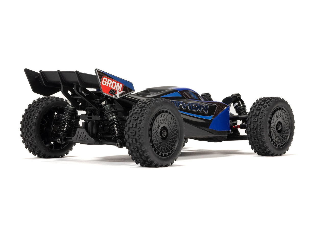 Arrma 1/14 TYPHON GROM 223S BLX 4X4 with Battery & Charger - Blue