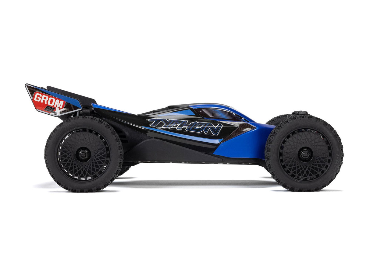 Arrma 1/14 TYPHON GROM 223S BLX 4X4 with Battery & Charger - Blue