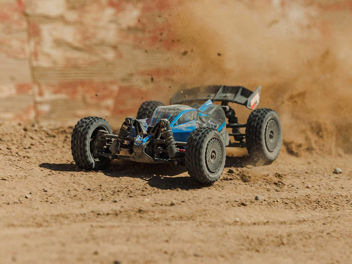 Arrma 1/14 TYPHON GROM 223S BLX 4X4 with Battery & Charger - Blue