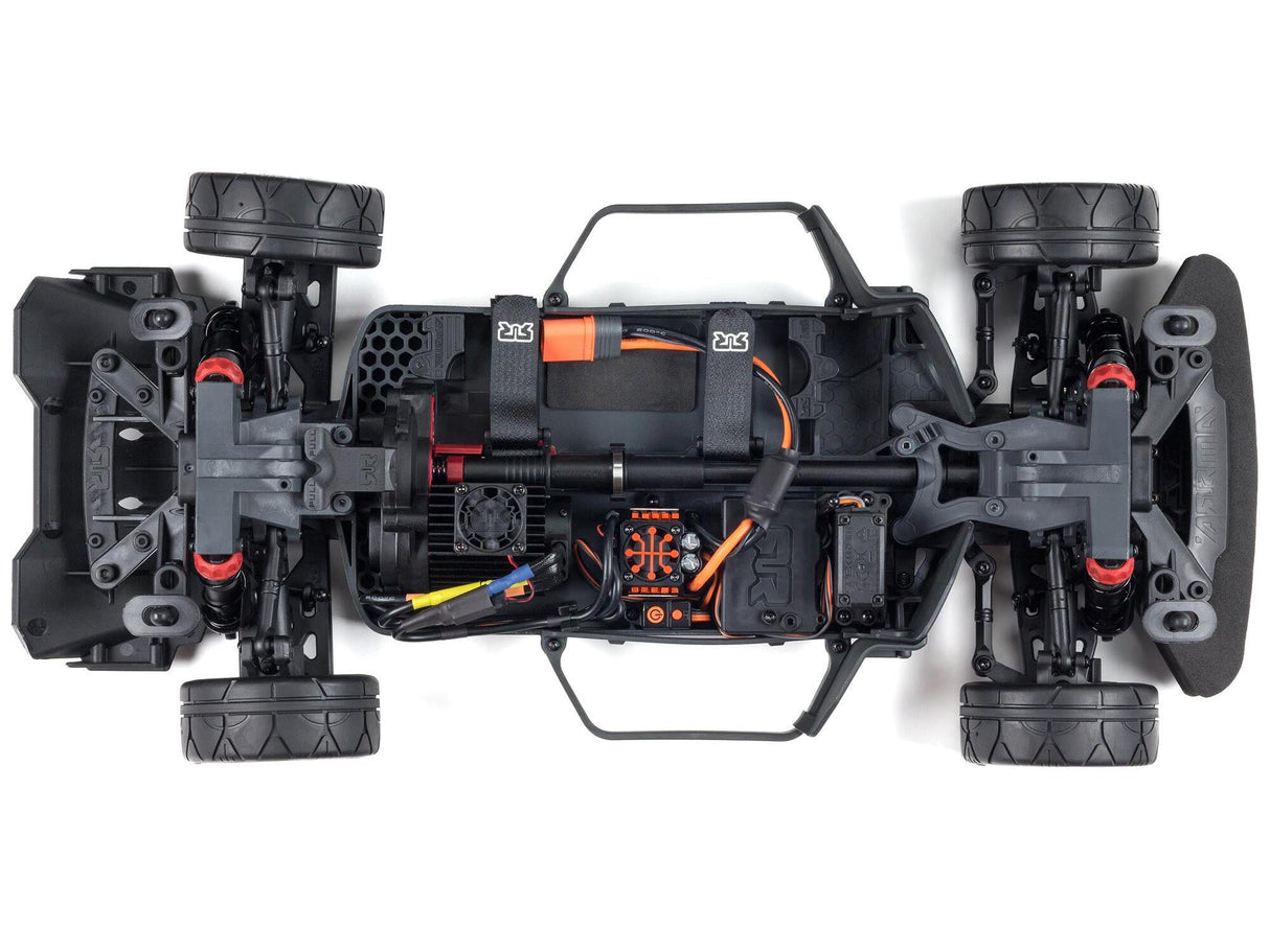 Arrma 1/8 Infraction 3S 4X4 BLX Resto-Mod Truck RTR - Black/Teal