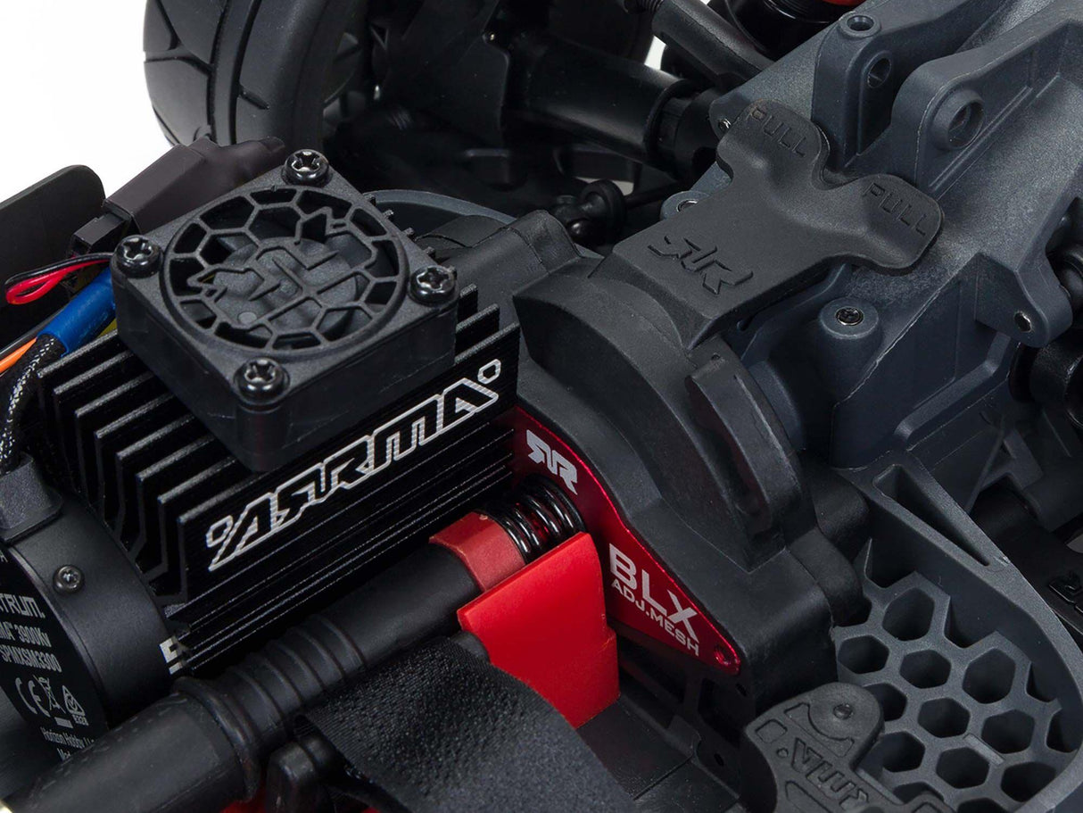 Arrma 1/8 Infraction 3S 4X4 BLX Resto-Mod Truck RTR - Black/Teal